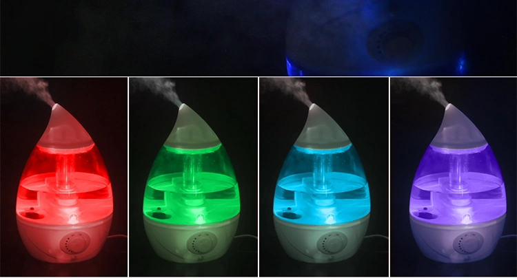 2L Portable Humidifying Unit Ideal for Travel with High and Low Mist Settings Humidifiers