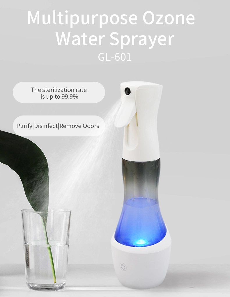 280ml Capacity High Quality Portable Homemade Ozone Disinfection Water Purifier Generator Sprayer