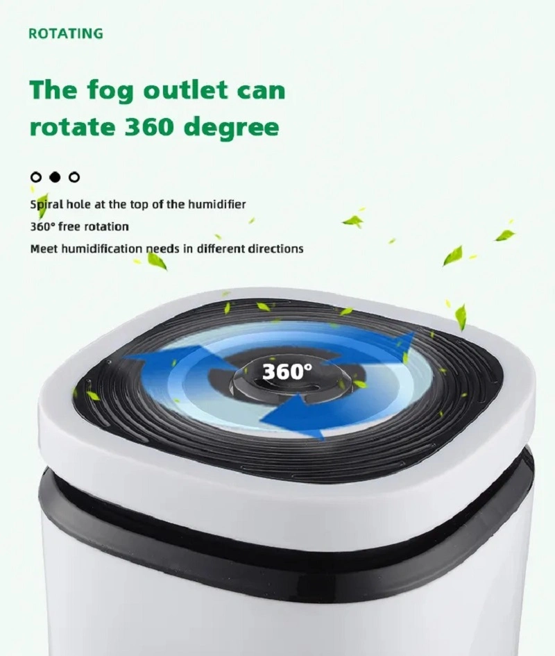 Remote Control 4L Ultrasonic Cool Mist Humidifier Air Purifier