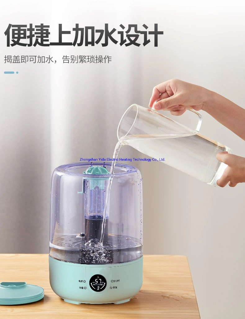 4L Desktop Personal Humidifier Top Filling Humidifier with LED Night Light 3 Level Mist Humidifiers