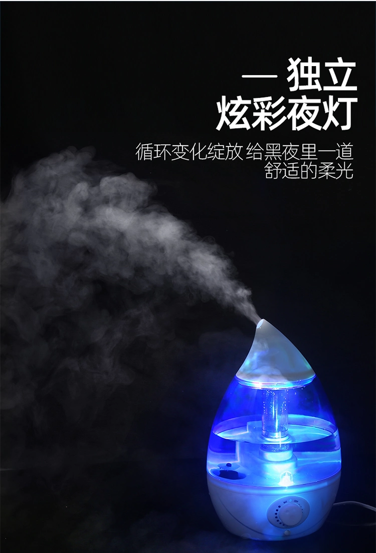 2L Portable Humidifying Unit Ideal for Travel with High and Low Mist Settings Humidifiers