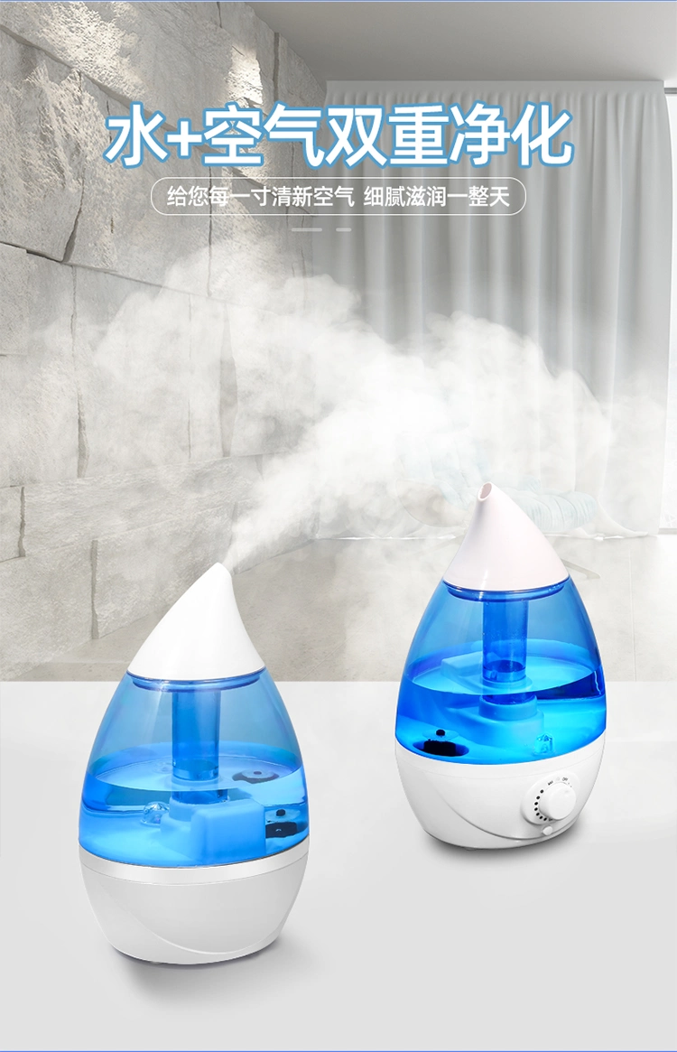 2L Portable Humidifying Unit Ideal for Travel with High and Low Mist Settings Humidifiers