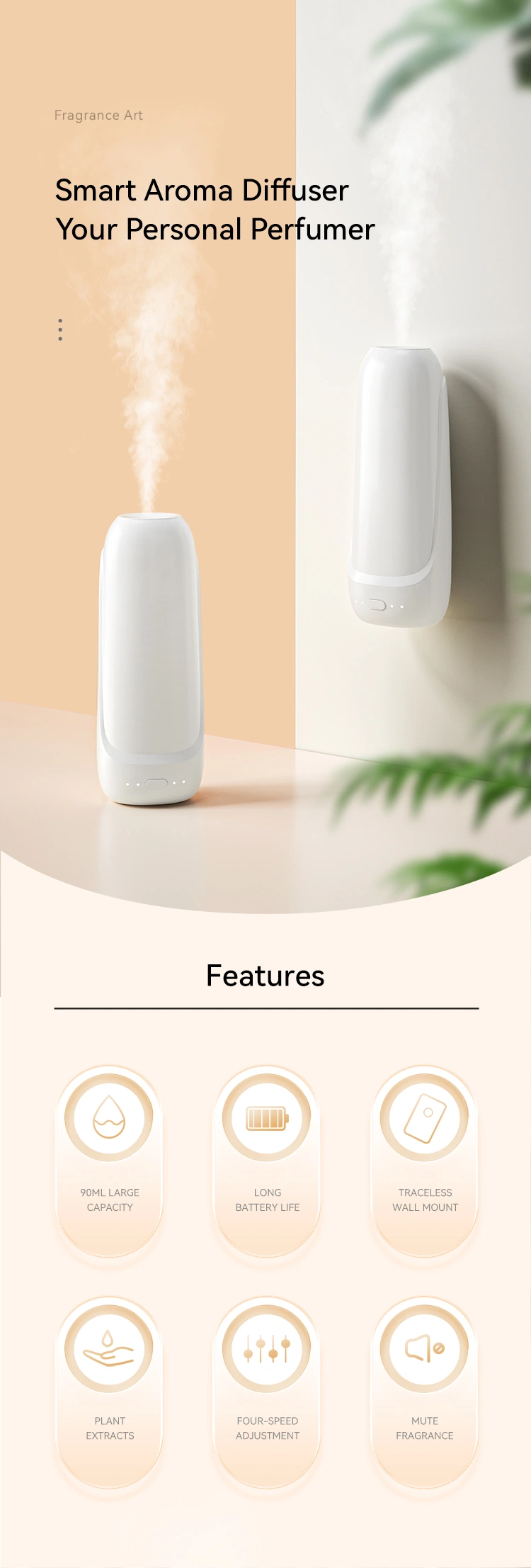 Practicality Home Humidifier Electric Aromatherapy Ultrasonic Diffuser Air Mini Aromatherapy Humidifier