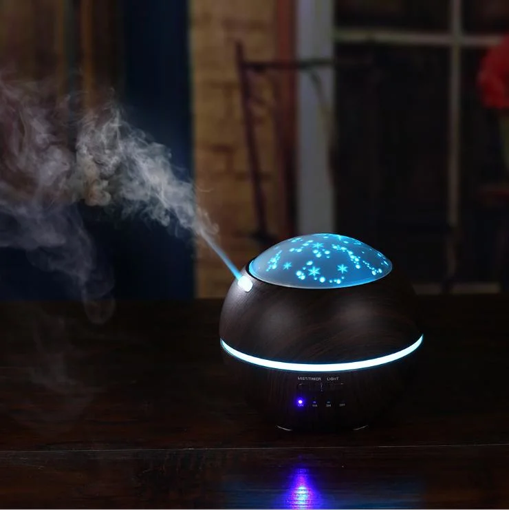 Hot Selling 150ml Light and Shadow Aromatherapy Diffuser Air Diffuser Purifier Atomizer Ultrasonic Humidifier for Office Home Bedroom Gifts