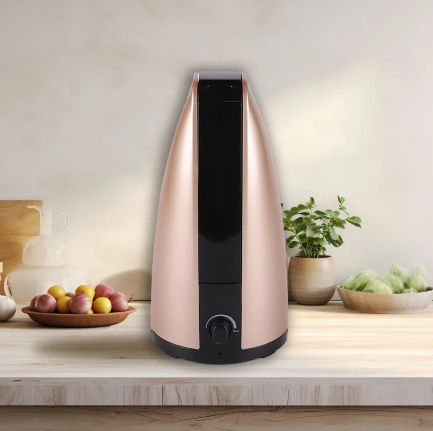 1L Mini Rose Gold Ultrasonic Humidifier for Living Room