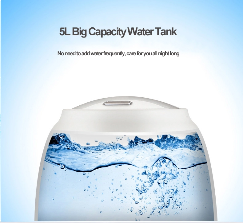 5L Large Capacity Portable Humidity Setting Air Evaporative Humidifier