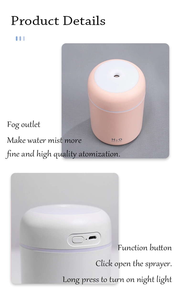 Skylark Mini Ultrasonic Atomizer USB Air Humidifier for Home Hotel Car School