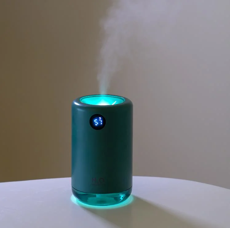 Portable Water H2O Air USB Rechargeable Quiet Digital Display Steam Humidifier