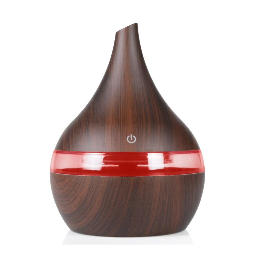 Hot Sale Humidificador 300ml Wood Grain Aroma Diffuser Ultrasonic Cool Mist Mini USB Portable Room Smart Air Humidifier