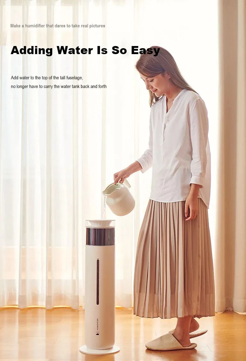 Mzd Cool and Warm Mist Ultrasonic Floor Humidifier