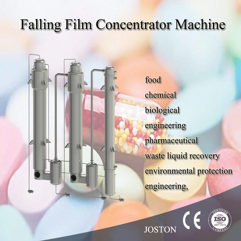 Joston Ethanol Distillation Tower Thin Layer Falling Film Evaporator