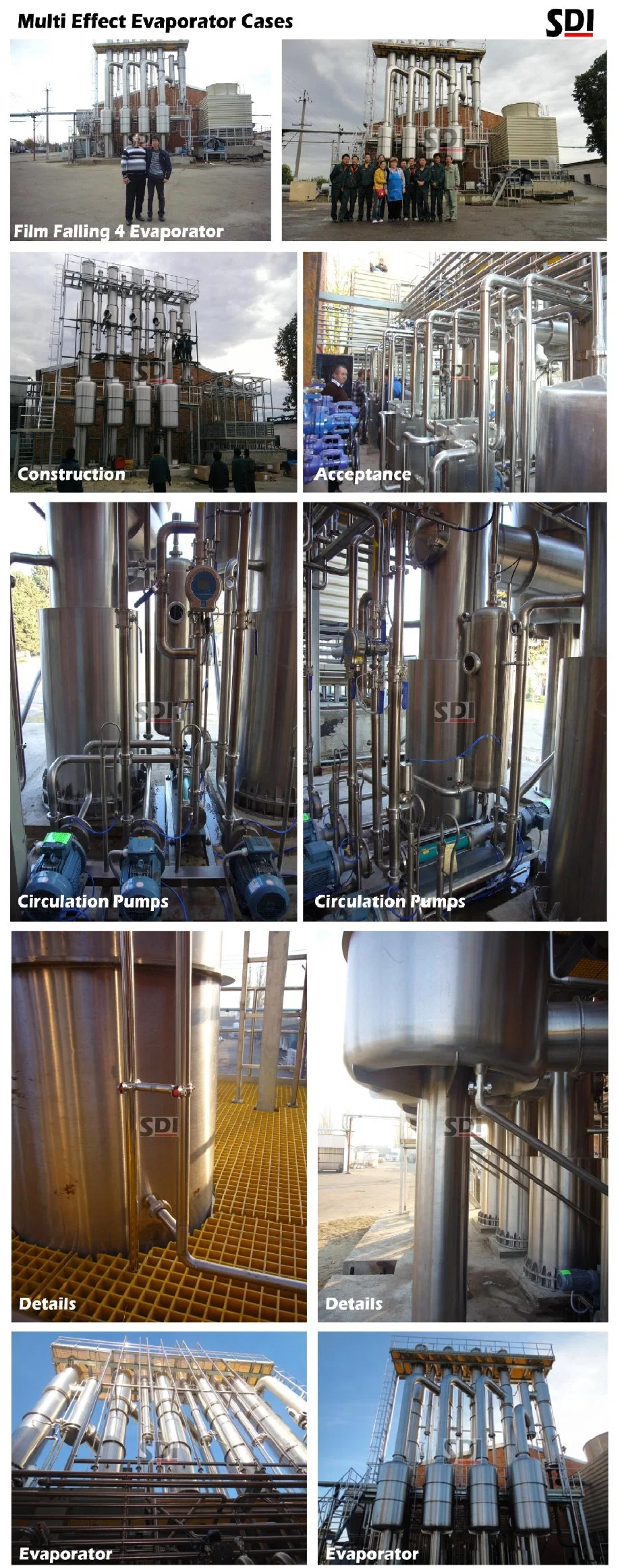 Steam Heating Glycerin Evaporator