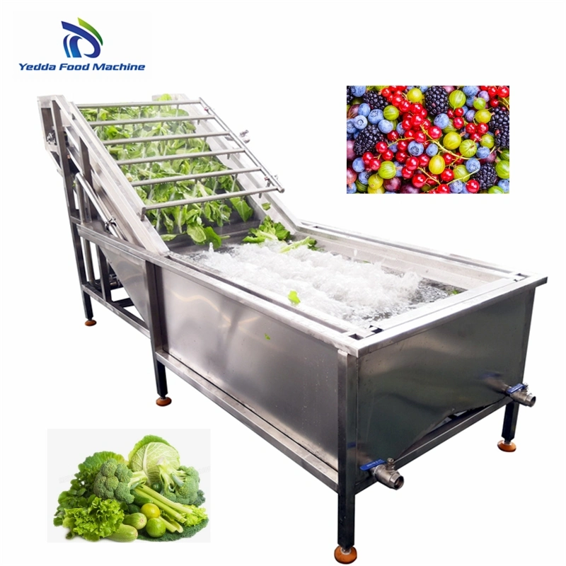 Heavy Duty Stainless Steel Vegetable and Fruit Air Bubble Washing Machine