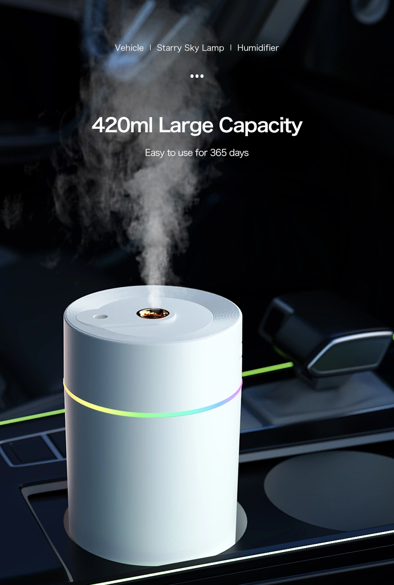 Cool Mist Steam Space Portable Air Humidifier for Home Office Car