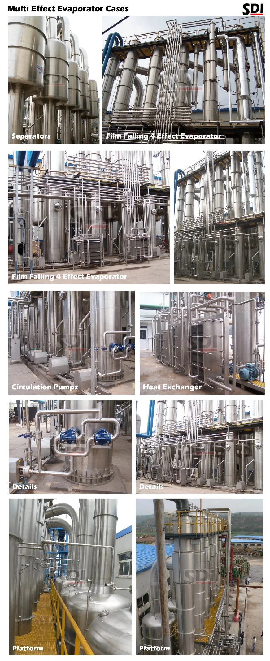 Steam Heating Glycerin Evaporator