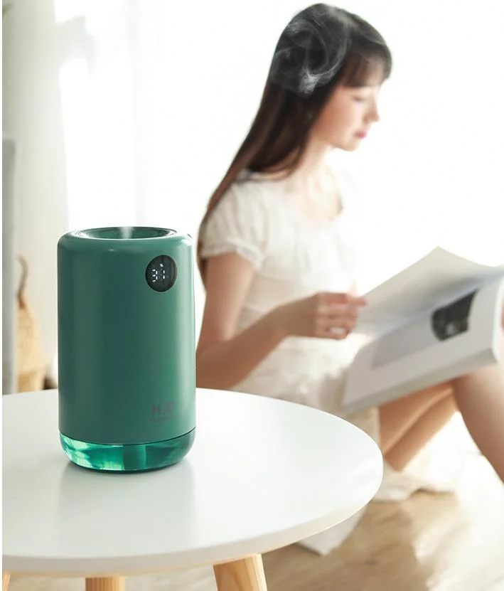 Portable Water H2O Air USB Rechargeable Quiet Digital Display Steam Humidifier