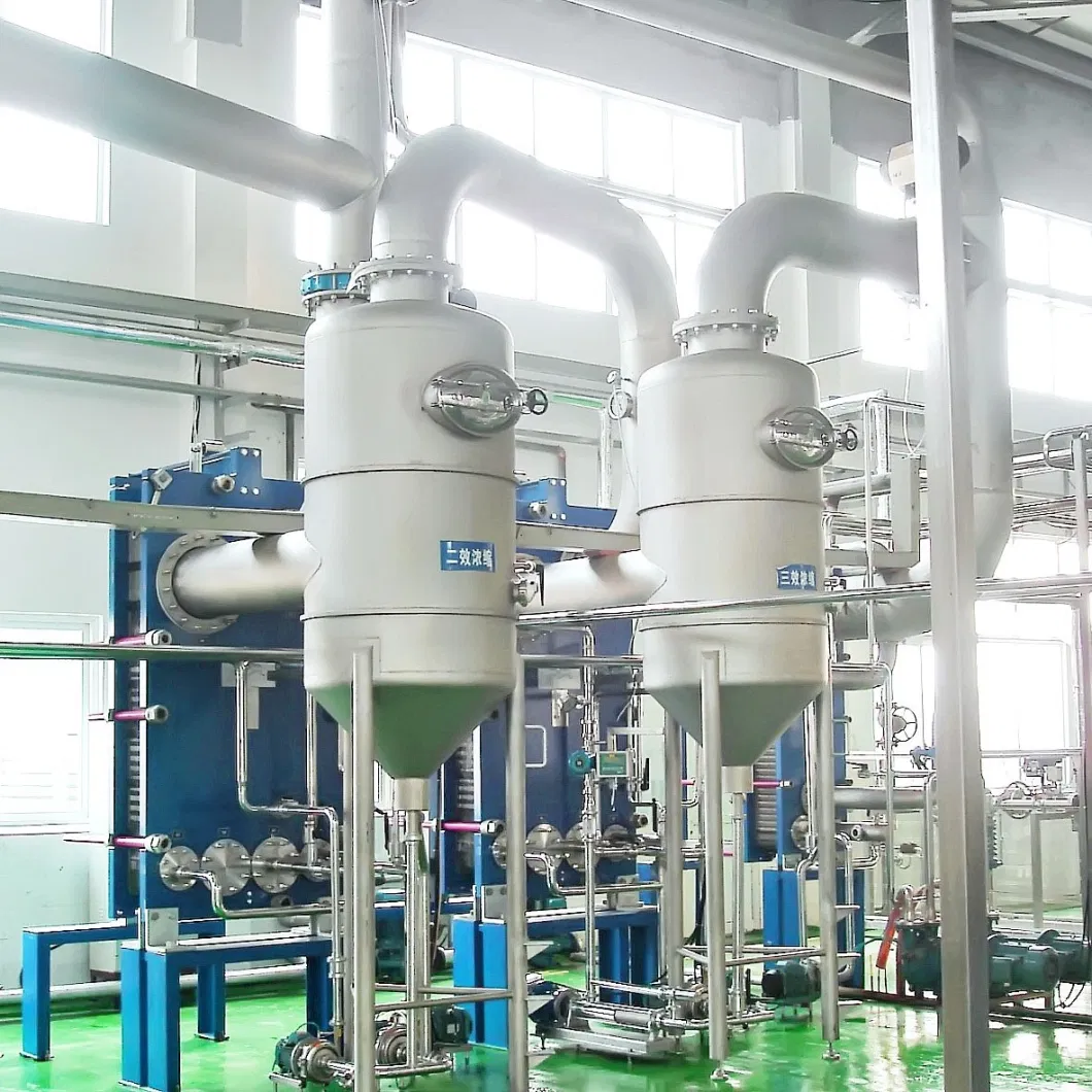 New design high use factor of steam stainless steel circulation evaporator