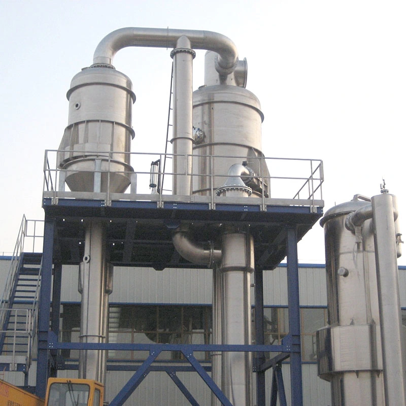 High use factor of steam and low energy consumption milk processing evaporator