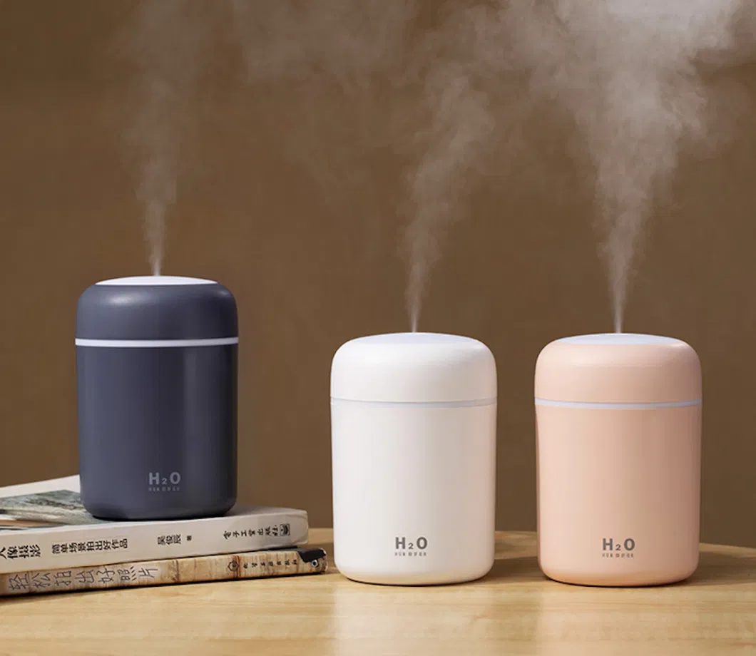 7 Color LED Light 300ml H2O Aroma Diffuser Mini Humidifier