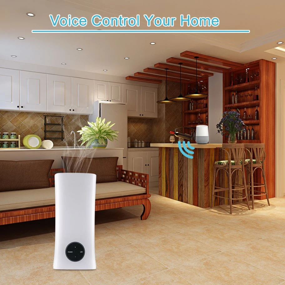 Voice Control Ultrasonic Humidifier Works with Alexa Google Assistant Home