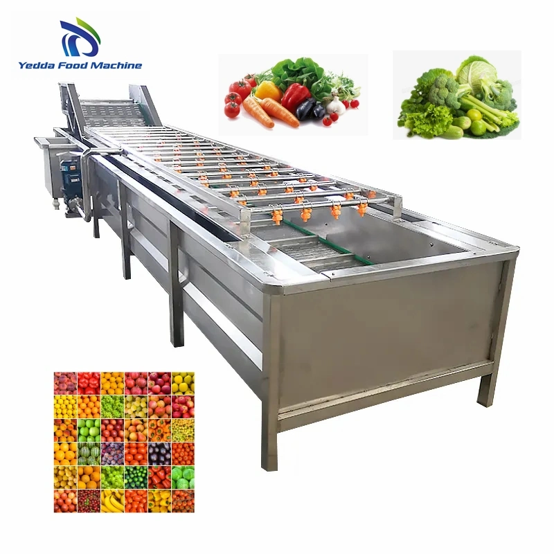 Heavy Duty Stainless Steel Vegetable and Fruit Air Bubble Washing Machine