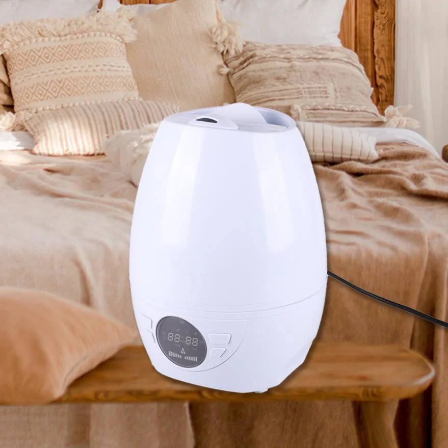 High-End Oval Air Humidifier Matt Surface Ultrasonic Humidifier