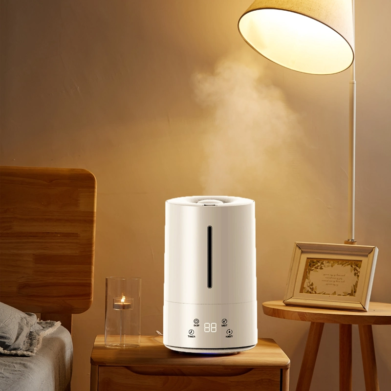 Top-Refill Cool Mist Humidifiers for Bedroom, 24dB Ultrasonic Air Vaporizer with Water Filter for Baby, Colorful