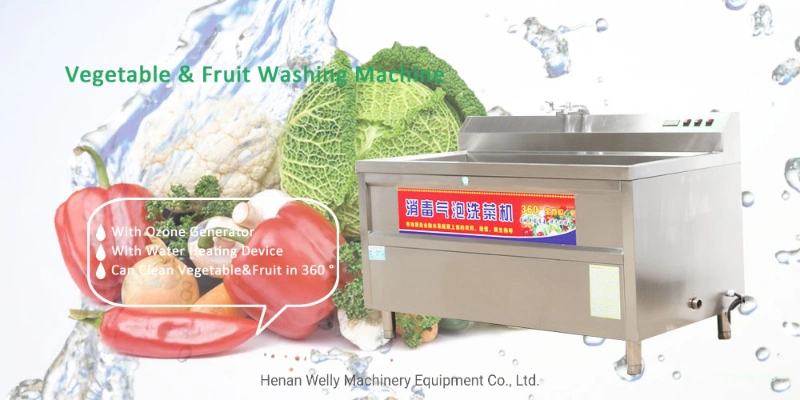 304 Stainless Steel Vegetable Carrot Sweet Potato Tomato Air Bubble Green Red Pepper Fruit Apple Washer Washing Machine