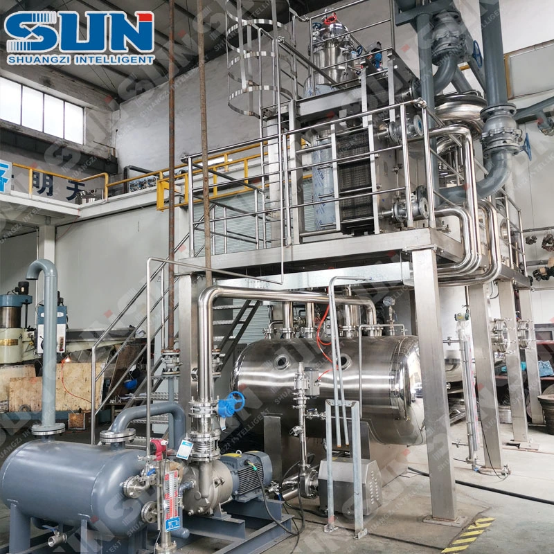 High Efficiency Double Effect High Capacity Steam Heating Evaporator