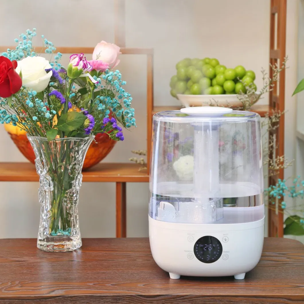 New Product 2L Top Fill Cool Mist Ultrasonic Humidifier Home Office Multifunctional Adapter