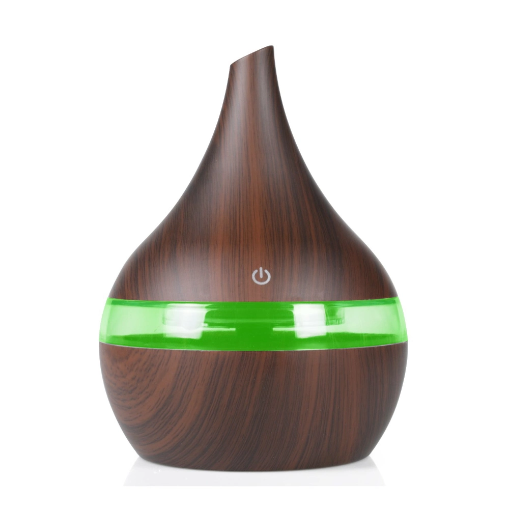 Hot Sale Humidificador 300ml Wood Grain Aroma Diffuser Ultrasonic Cool Mist Mini USB Portable Room Smart Air Humidifier