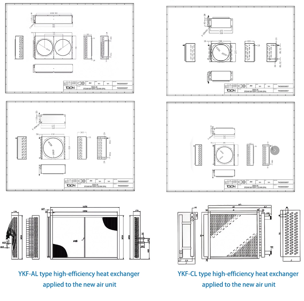 Customized Steam Heating Coil Steam Evaporator Coil for Dryer