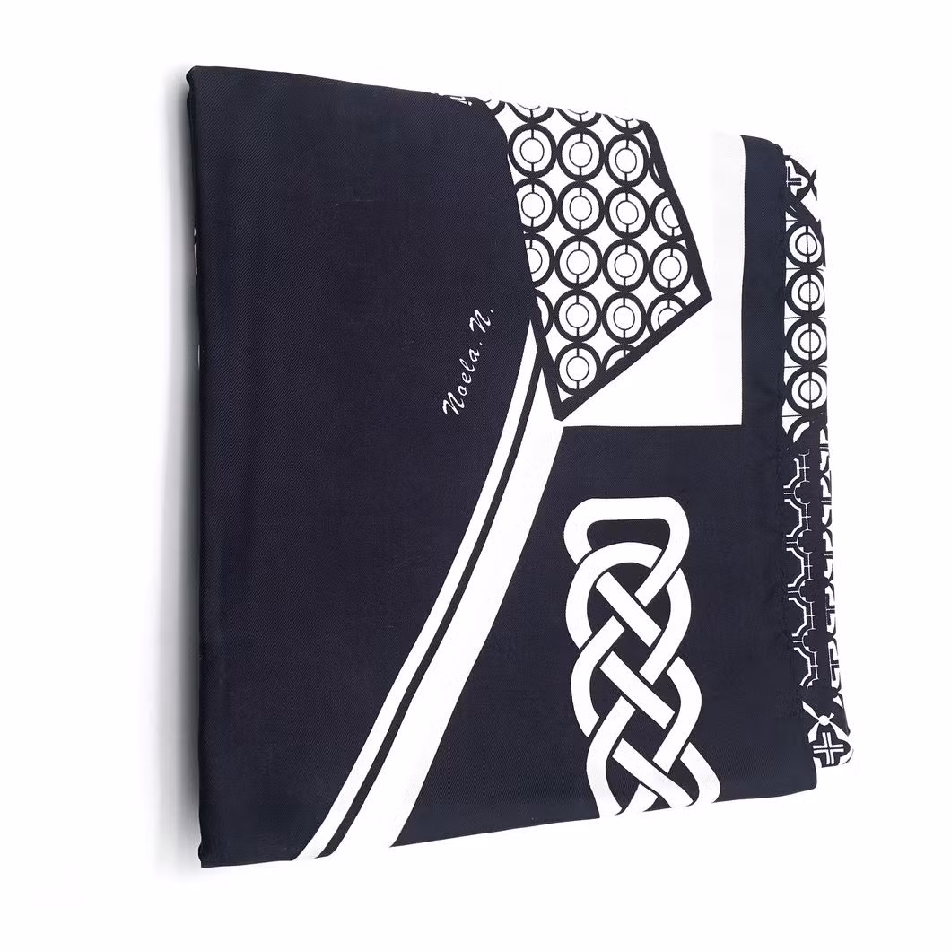 Luxury Fashion Elegant Customizable High Quality Silk Scarf for Work