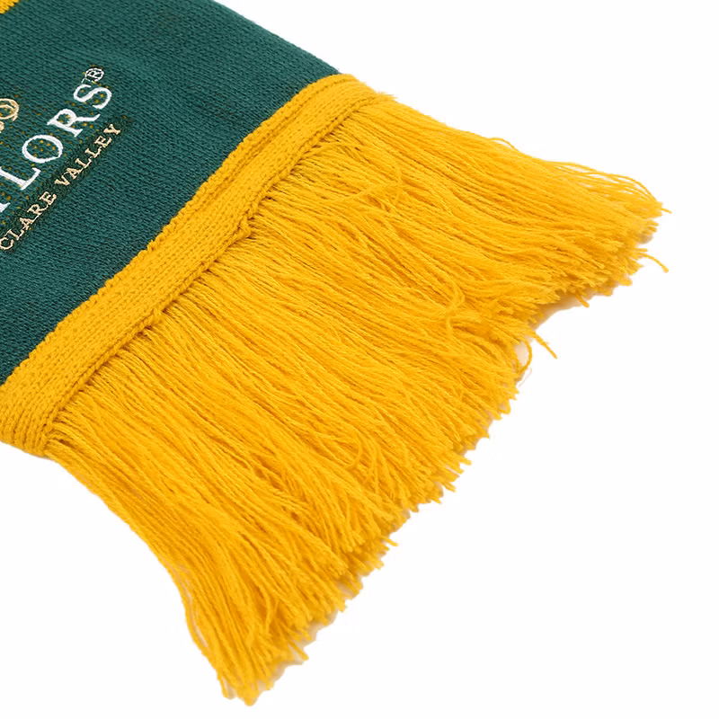 Gift Knitted Jacquard Football Team Soccer Fan National Qatar Flag Scarf with Sports Printing Custom Wholesale (M-NF19F06014)