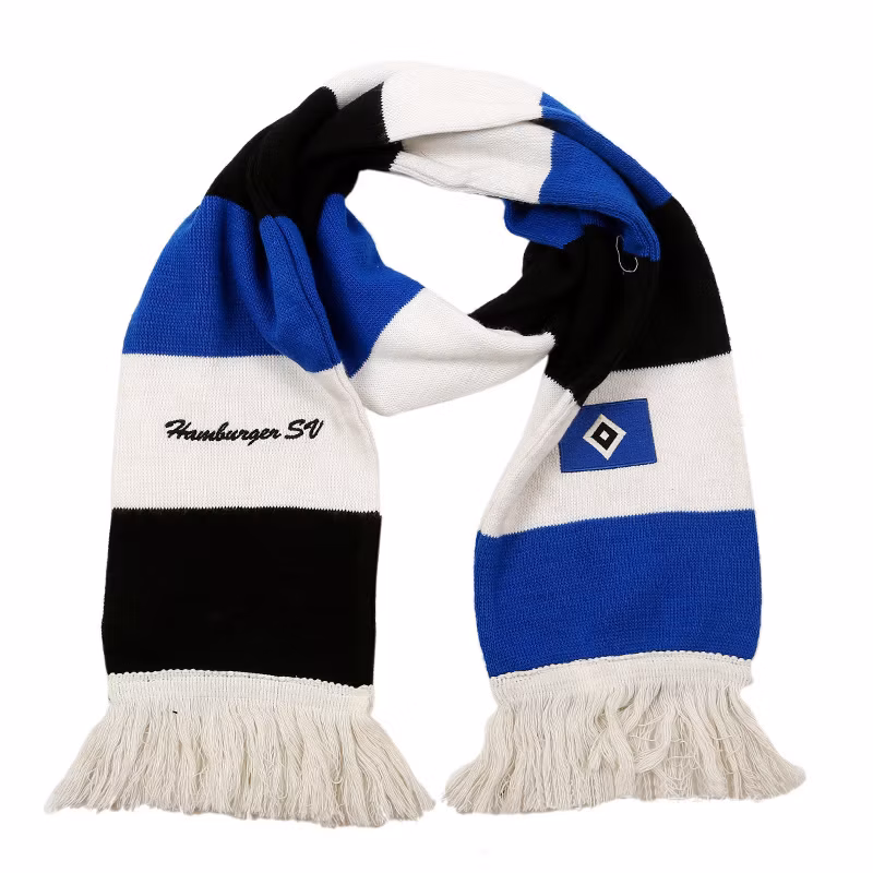 Gift Knitted Jacquard Football Team Soccer Fan National Qatar Flag Scarf with Sports Printing Custom Wholesale (M-NF19F06014)