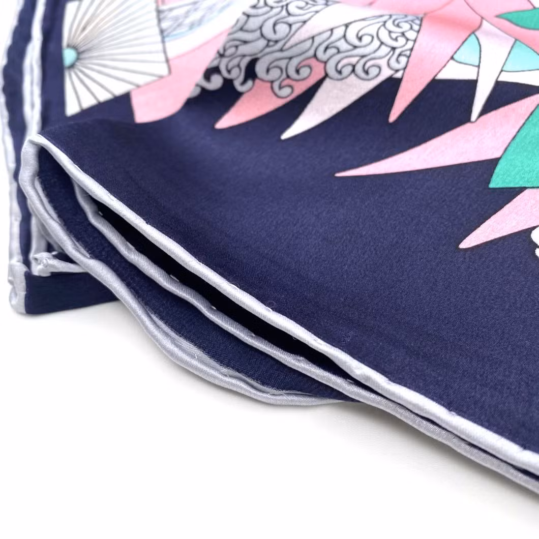 Luxury Fashion Elegant Customizable High Quality Silk Scarf for Work