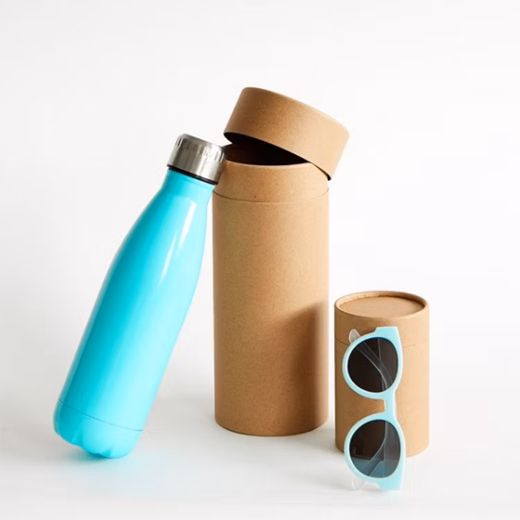 Firstsail Sunglasses Water Cup Underwear T Shirt Socks Towel Scarf Gift Packaging Tube Box Round Kraft Paper Container