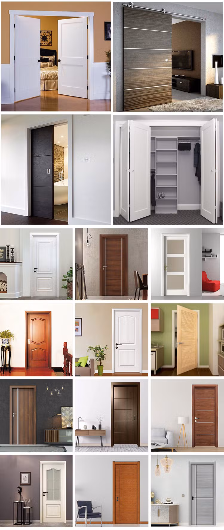 Prima Door Classic Soundproof Interior Sliding Door Room Dividers Newest Design Doors Interior Pocket Door