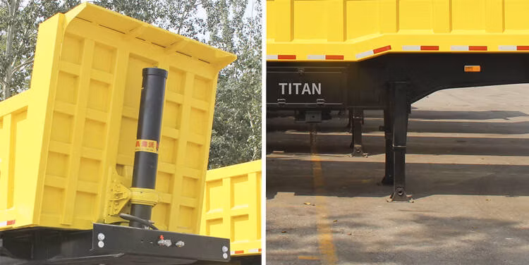 3 Axle 35cbm Tipper Dump Trailers for Sale in Nigeria Apapa Near Me