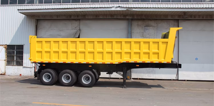 3 Axle 35cbm Tipper Dump Trailers for Sale in Nigeria Apapa Near Me