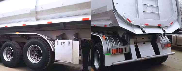 3 Axle 35cbm Tipper Dump Trailers for Sale in Nigeria Apapa Near Me