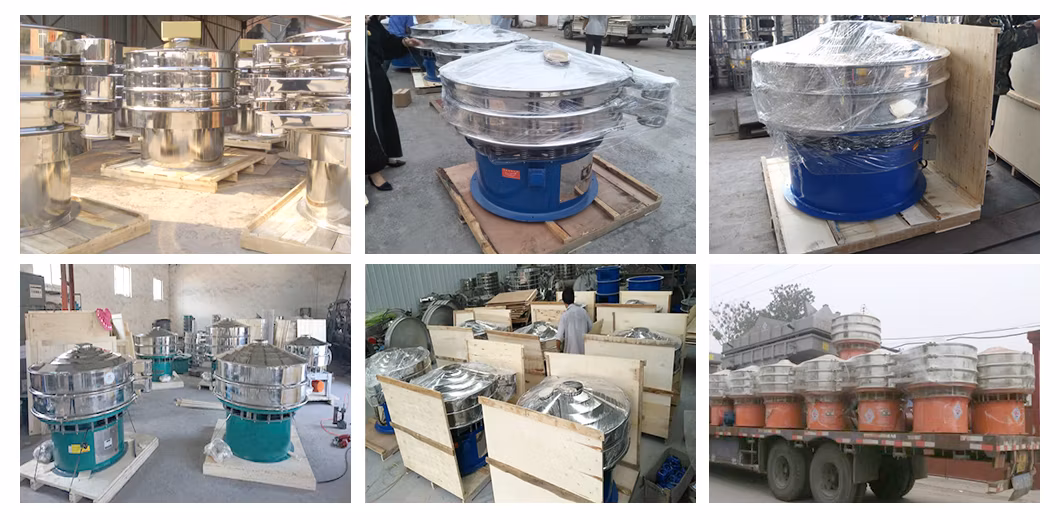 High Screening Efficiency Diameter 800mm Pollen Vibrating Sieving Machine
