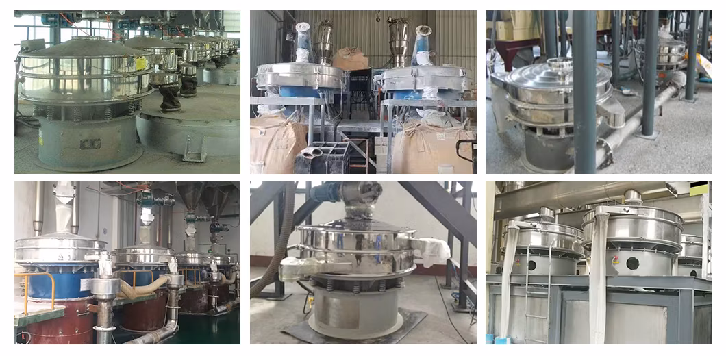 High Screening Efficiency Diameter 800mm Pollen Vibrating Sieving Machine
