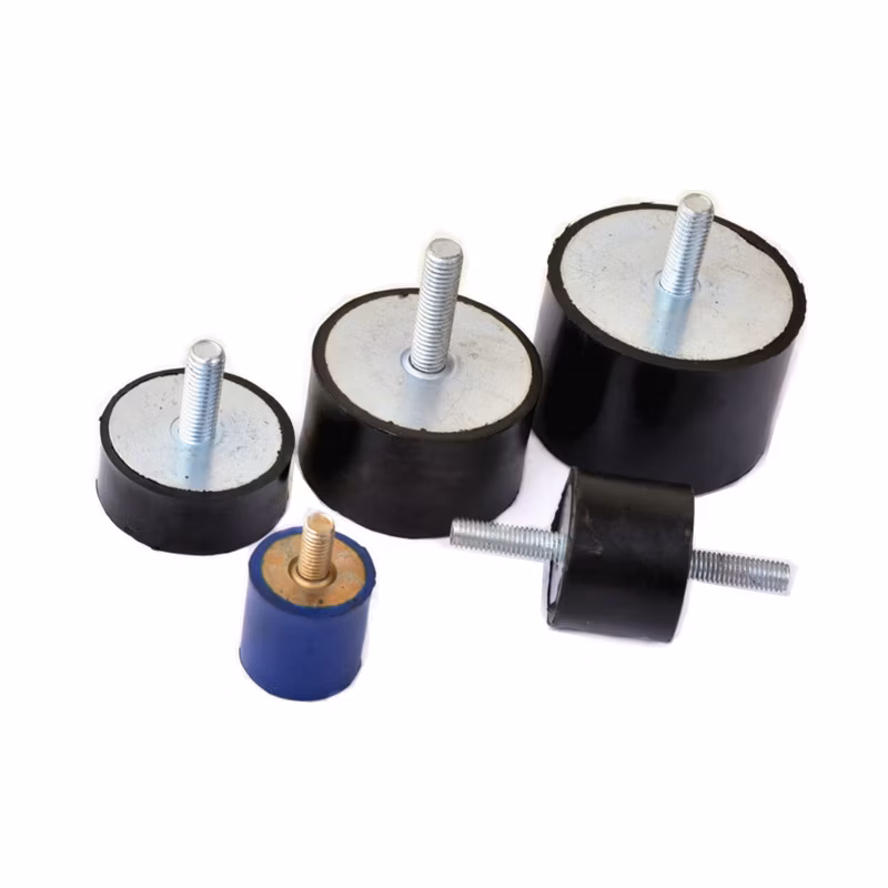Air Conditioner Anti-Vibration Mount Shock Absorption Rubber Bumper Mounting with Threaded Screw