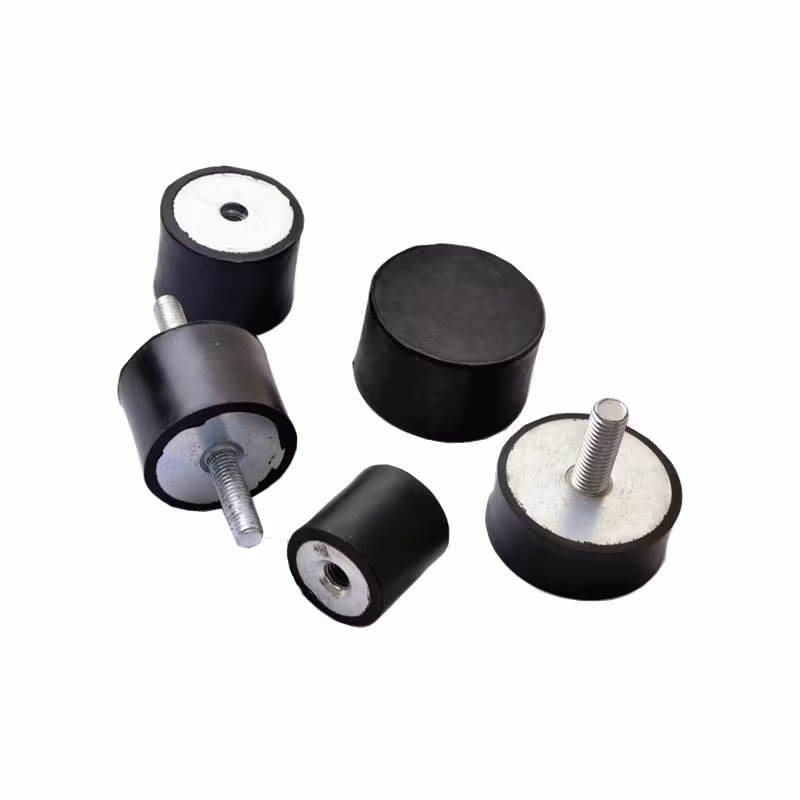 Air Conditioner Anti-Vibration Mount Shock Absorption Rubber Bumper Mounting with Threaded Screw