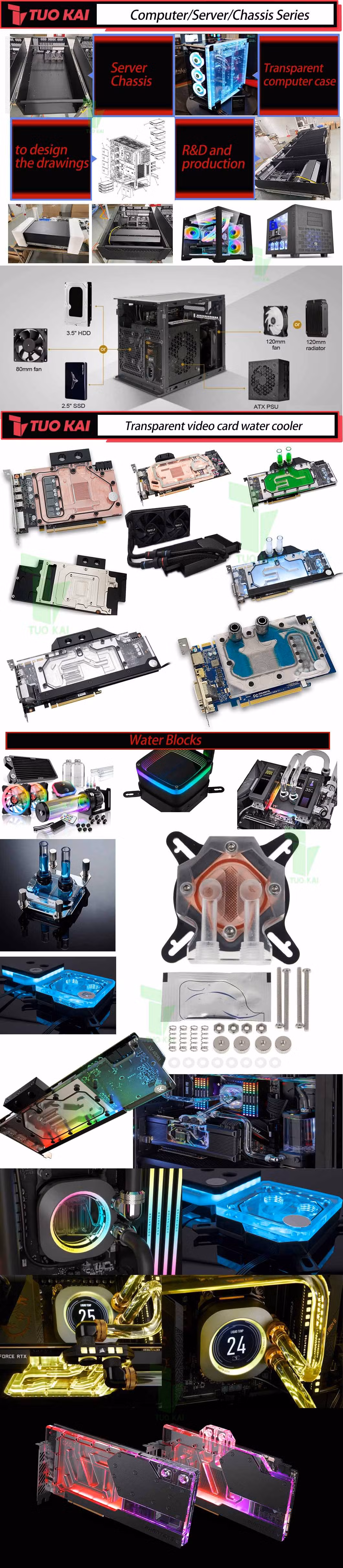 Aluminium CNC Custom Server Chassis Water Block Vapor Chamber Heatsink Copper Heat Pipe for Telecom