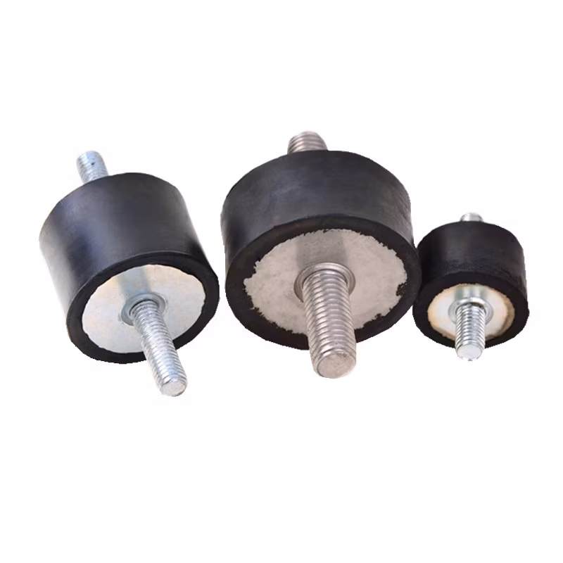 Air Conditioner Anti-Vibration Mount Shock Absorption Rubber Bumper Mounting with Threaded Screw