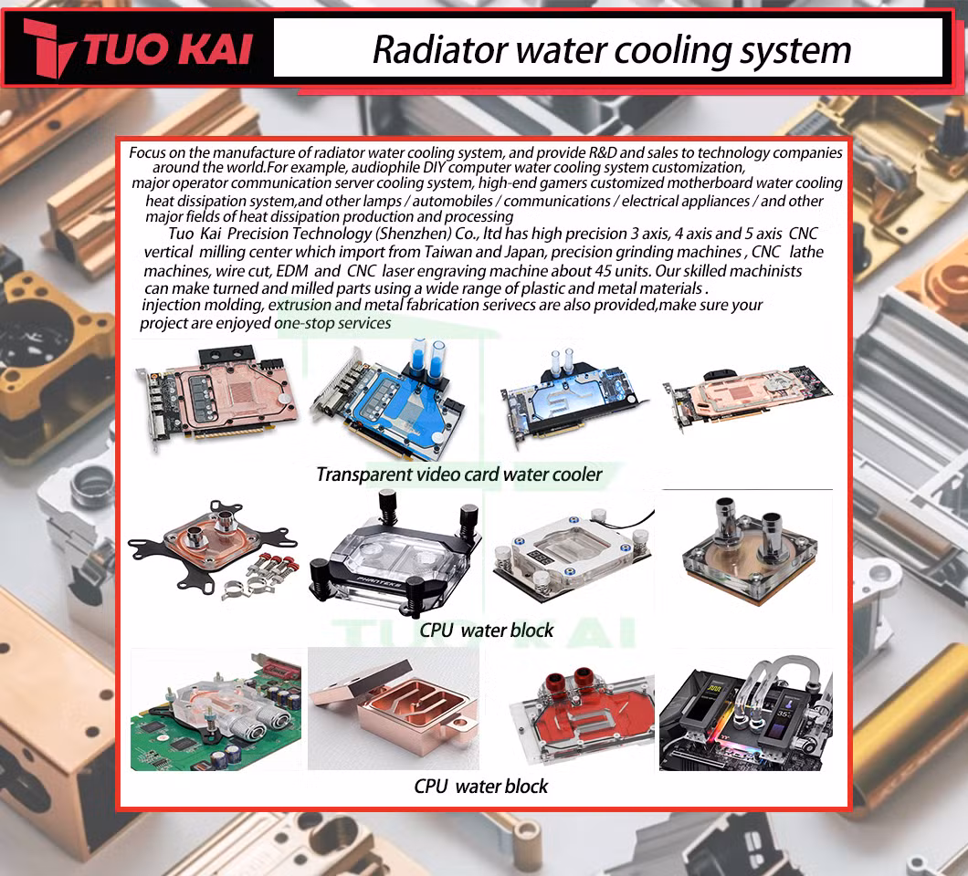 Aluminium CNC Custom Server Chassis Water Block Vapor Chamber Heatsink Copper Heat Pipe for Telecom
