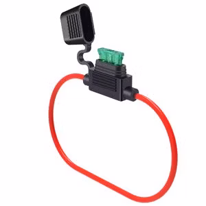 14 Gauge Fuse Holder Atc/ATO, SIM&Nat 10 Packs in-Line Automotive Blade Fuse Holder with 50PCS Standard Car Fuses, 1A 2A 3A / 4A 5A 7.5A 10A 15A 20A 30A Automot