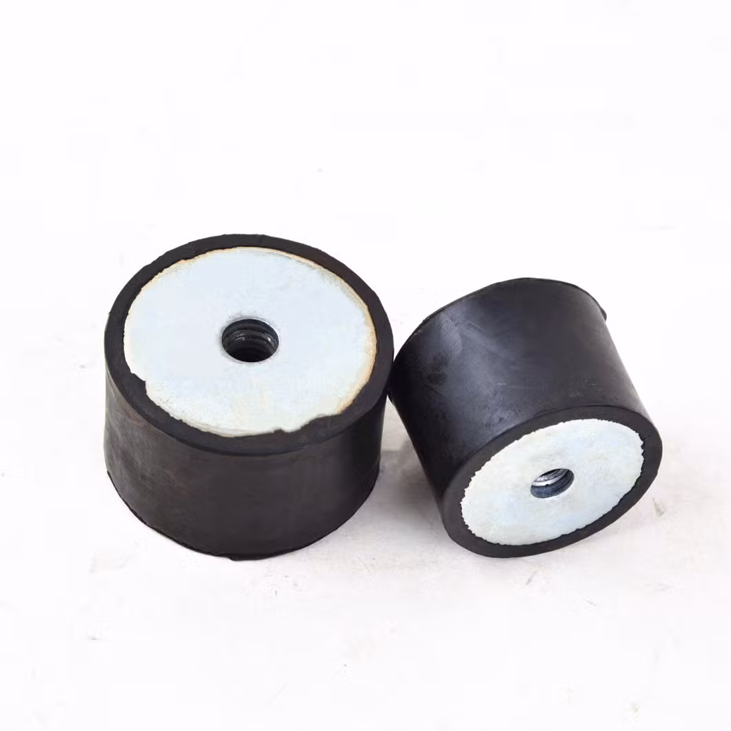 Air Conditioner Anti-Vibration Mount Shock Absorption Rubber Bumper Mounting with Threaded Screw